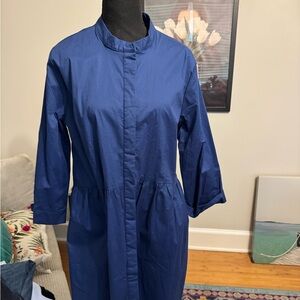 Tuckernuck Navy Blue Poplin Royal Shirtdress.